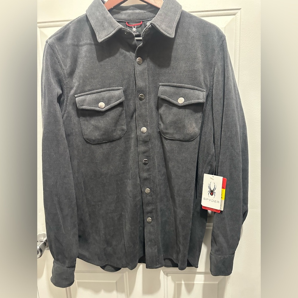 Spyder Dark Gray Corduroy Shirt